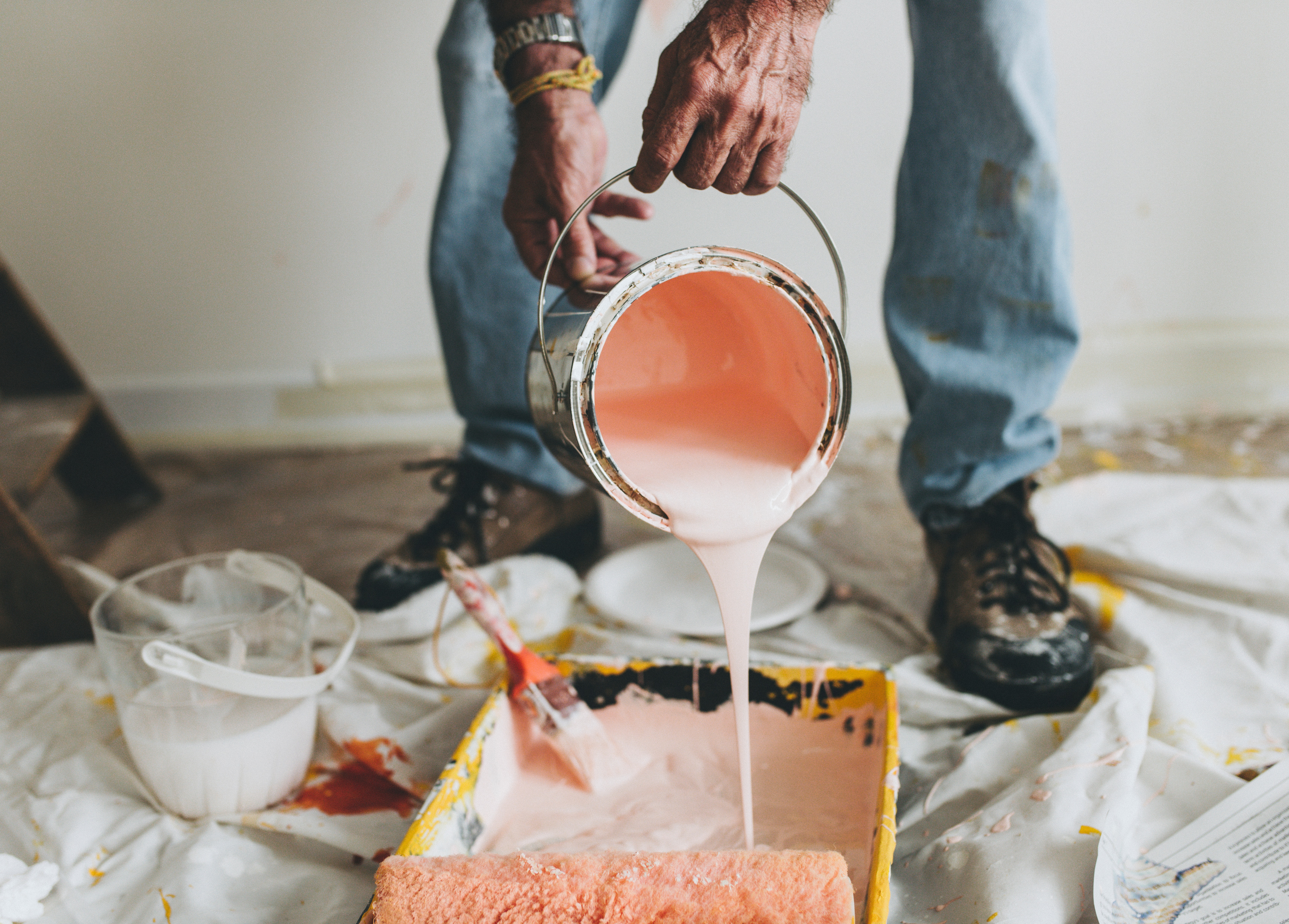 pink paint